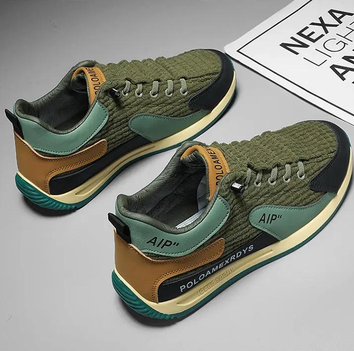 Forrest Gump Men's Shoes Autumn and Winter 2024 New Youth Versatile Student Non-slip Sports Casual Height Increase Dad Trendy Shoes