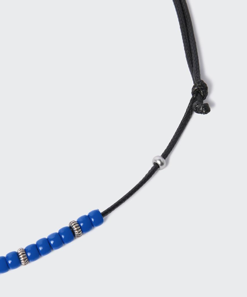 Musinsa Standard Western Bead Necklace [Blue]
