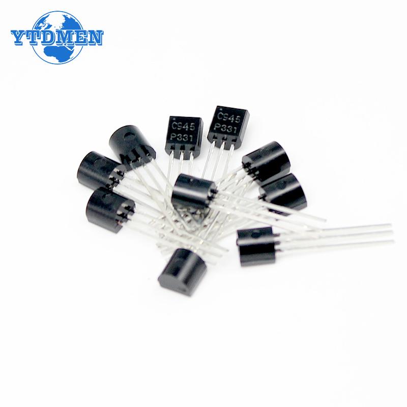 50 Stück C945 Transistoren TO-92 150mA 50V NPN Siliziumtransistoren Audiofrequenz-Verstärker Triode