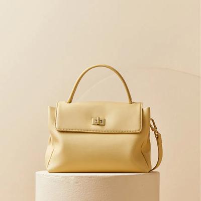 Lässige, einfache Umhängetasche aus Rindsleder, modische neue Umhängetasche, Pendler-Vintage-Designer-Markenhandtasche für Frauen