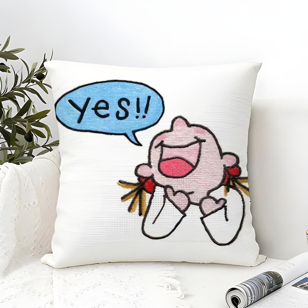 Beautiful Girl Cue CCoco Pillow Case linen pillow case sofa home decor cushion cover cushion cove