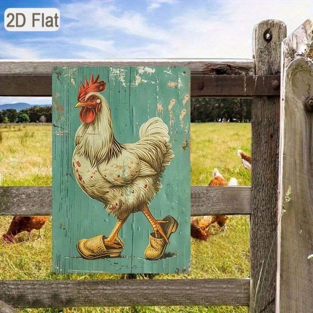 Vintage Metal Tin Sign Garden Humor Plaque Yard Art Decoration 20x30cm