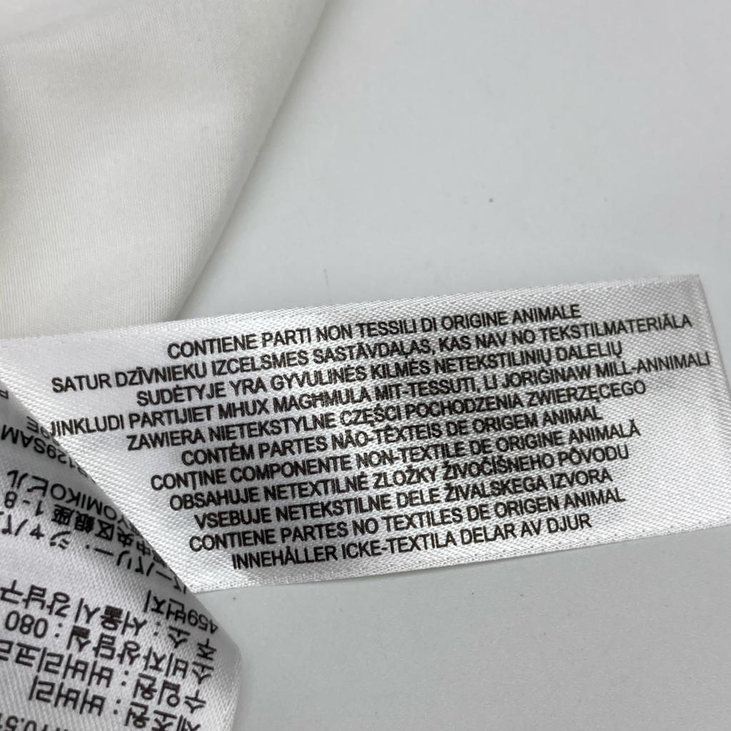 Burberry 8015436 20Stainless Steel White Tisci-era Cotton Short Sleeve Shirt Tops S whiteUsed