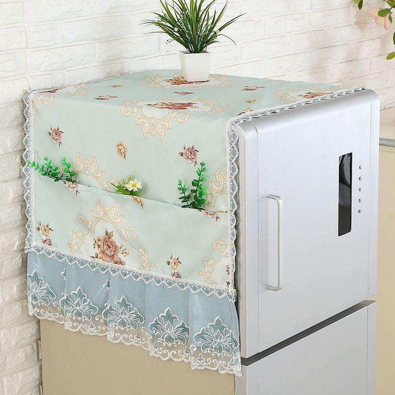 Refrigerator Single-door and Double-door Dust Cover, Refrigerator Cover Cloth, Refrigerator Towel, Washing Machine Cover, Multi-purpose Cover Cloth