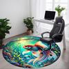 1pc Goldfish Oceanarium Chair Carpet for Office Non-Slip, Rug for Office, Room, Good Gift for Family or Friends,  Yy251226198