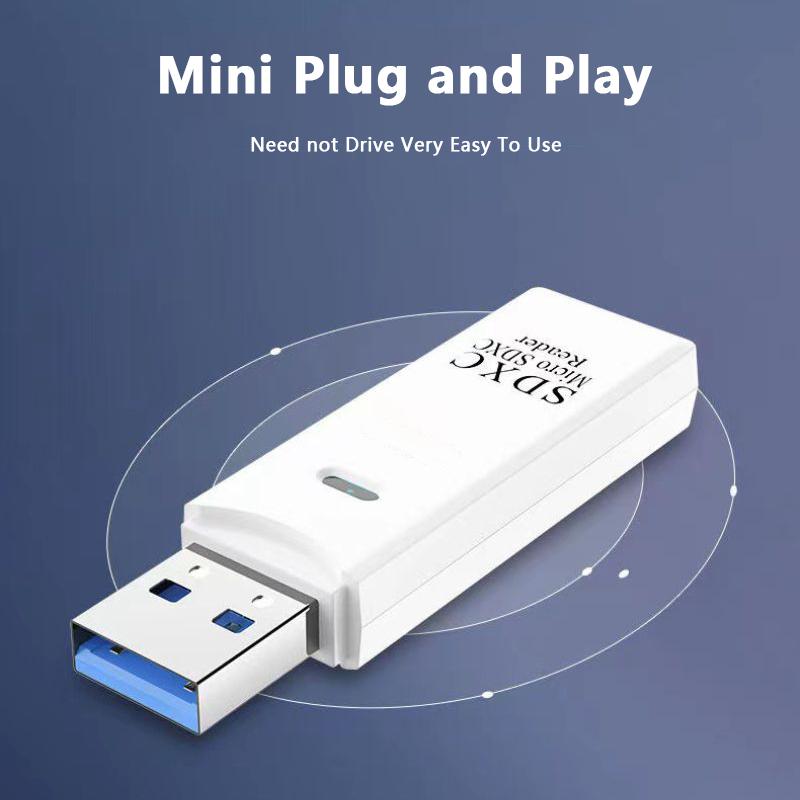 Mini Card Reader USB2.0 2 IN 1 for PC Micro SD TF Card Memory Reader Multi-card Writer Adapter Flash Drive Laptop Accessories