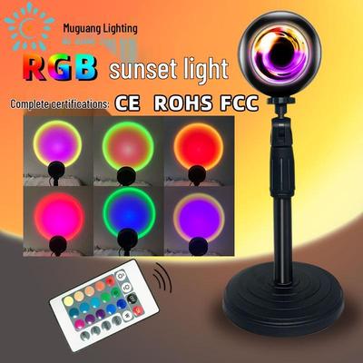 RGB Sunset Projection Lamp – Ocean Dawn Table & Floor Atmosphere Lamp