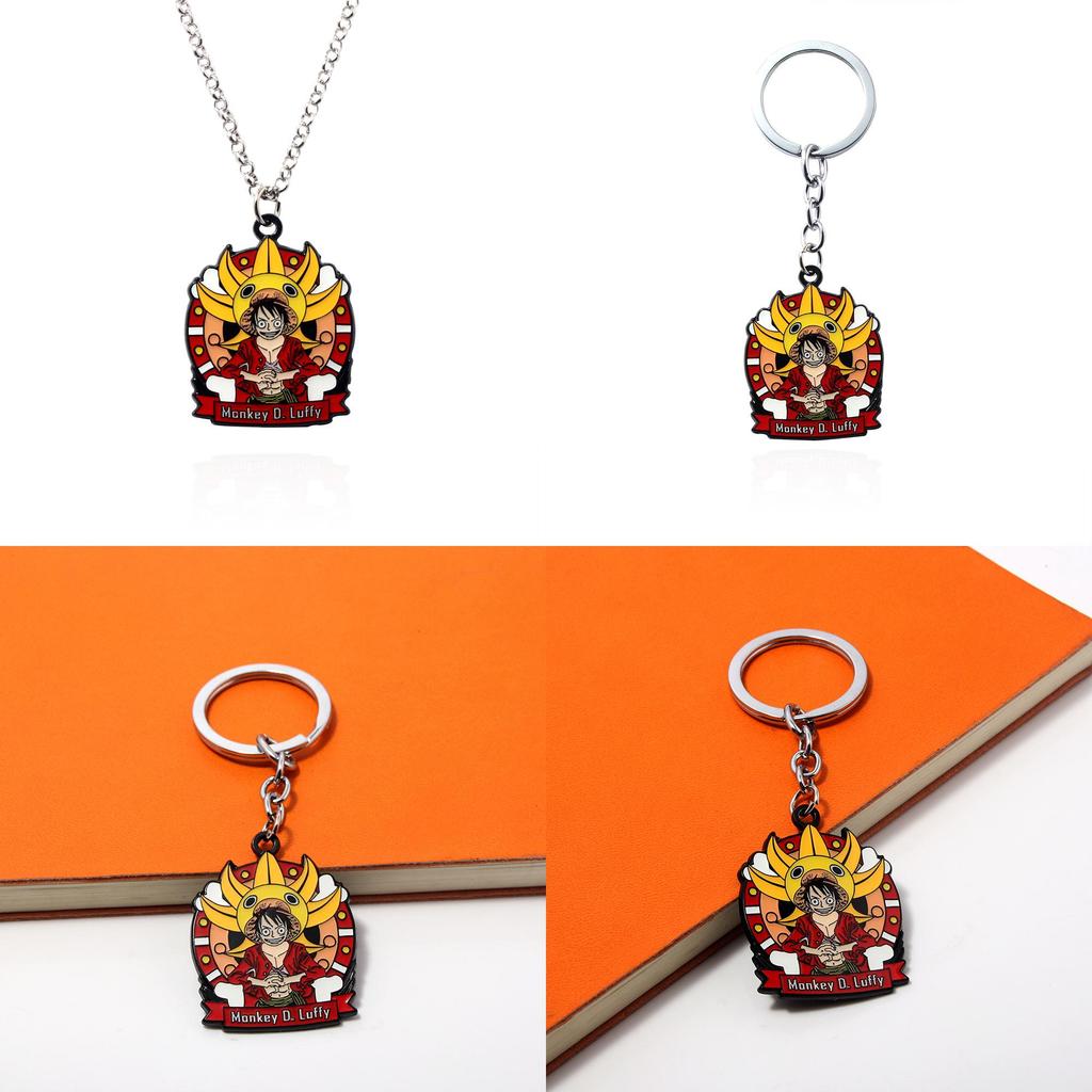 One Piece Monkey D Luffy Keychain Metal Pendant For Gift And Souvenir