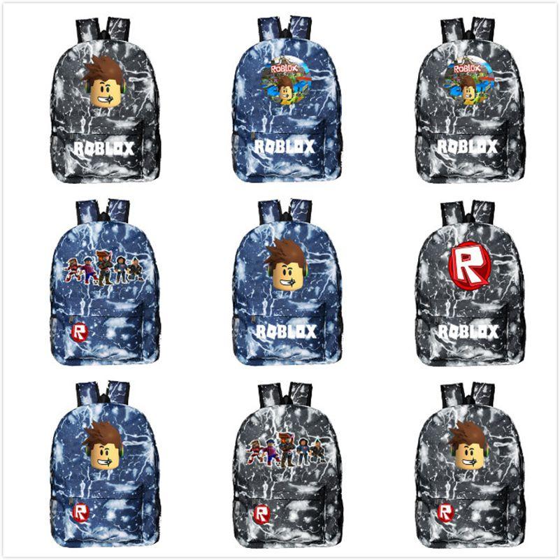 Kids Roblox Backpack School Bag Students Boys Bookbag Travelbag Handbags