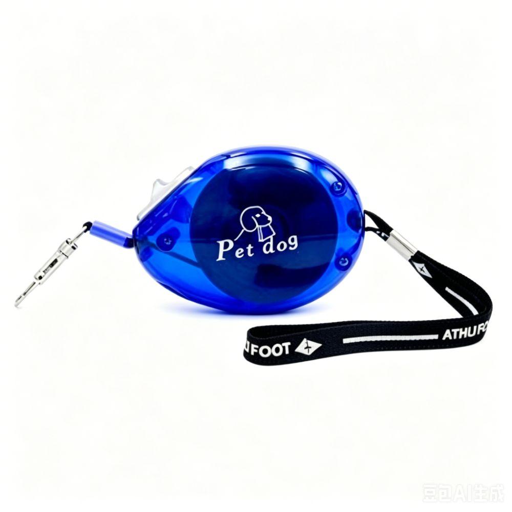Blue Color Auto Retract Dog Strap Adjustable Canine Line  Small Medium Canine Dog Leash