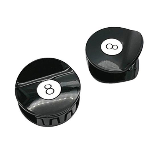 1/2/3/4/5Pcs Hair Claw Black 8 Ball Golf Club Hair Clip Women Updo Ponytail Holder