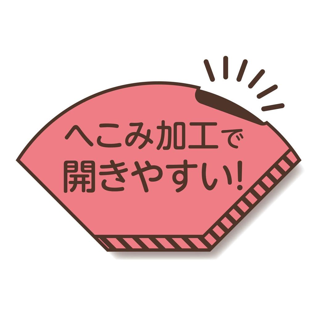 Strix Design Coffee Filters 101, 300 Count (3 Packs of 100), Brown, 22 X 13.5 X 4 Cm, 1-2 Cups, Made In Japan, Easy To Open, 100% Pulp Paper Filters,