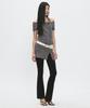 PLACE STUDIO Halter Neck Strap Multi-Zipper Point Layered Sleeveless T-Shirt Set_2 Colors