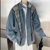 Men's Retro Denim Jacket: Trendy American Design, Loose-Fit Casual, Autumn/Winter