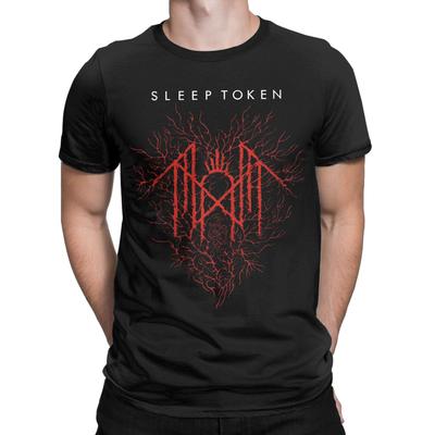 Sleeps Tokens Metal Zubehör Herren Damen T-Shirts 100% Baumwolle T-Shirt Grafikdruck T-Shirt Kleidung