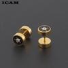 Brincos de Aço Inoxidável de Titânio Médico Estilo Punk Feminino Masculino Barra Haltere Stud Punk Gótico Piercing Brinco para Homens