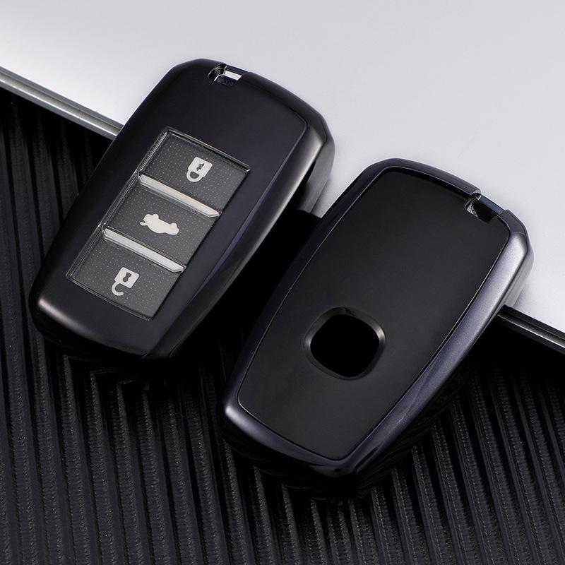 

BYD Key Case: Full Coverage for 22 Qin Plus DMI, EV, e2, d1, Dolphin, e3, and Yuan Pro. прозрачный черный