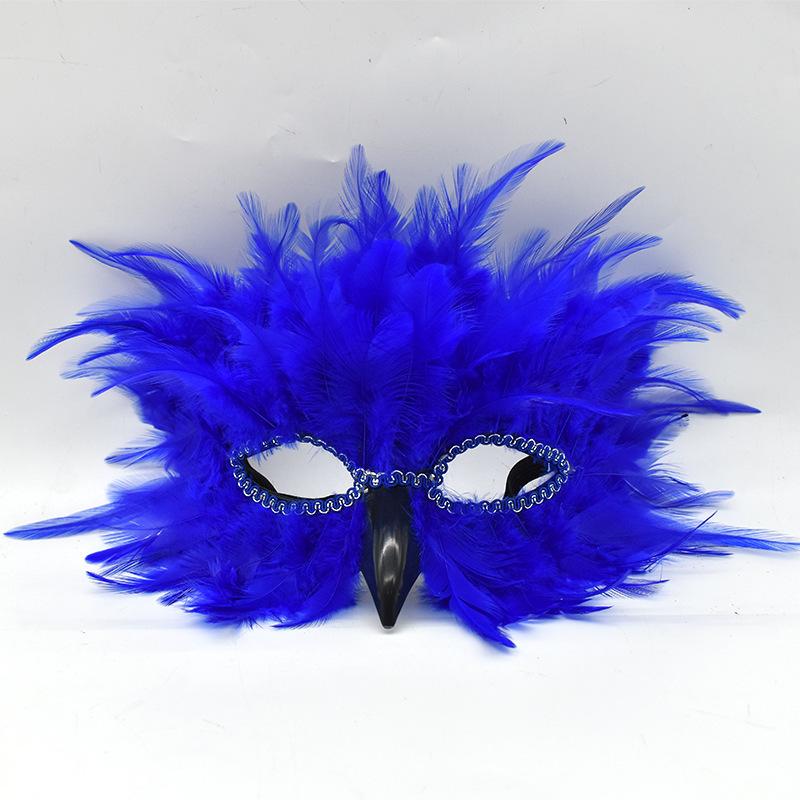 Women Bird Beak Eagle Mask Cosplay Owl Feather Gothic Animal Masks Masqueade Halloween Carnival Dress Up Party Costume Gifts