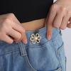 6 Pezzi Spille Stringivita Rimovibili Floreali Regolatori Vita Pantaloni Stringivita Senza Cuciture per Pantaloni Jeans Gonne
