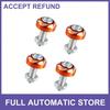 4 Pcs Aluminum Alloy License Plate Bolt Screw Nuts  for Car Motorcycle