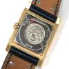 HERMES Medor Quartz Bracelet Watch Watch Clock Wristwatch Leather Black