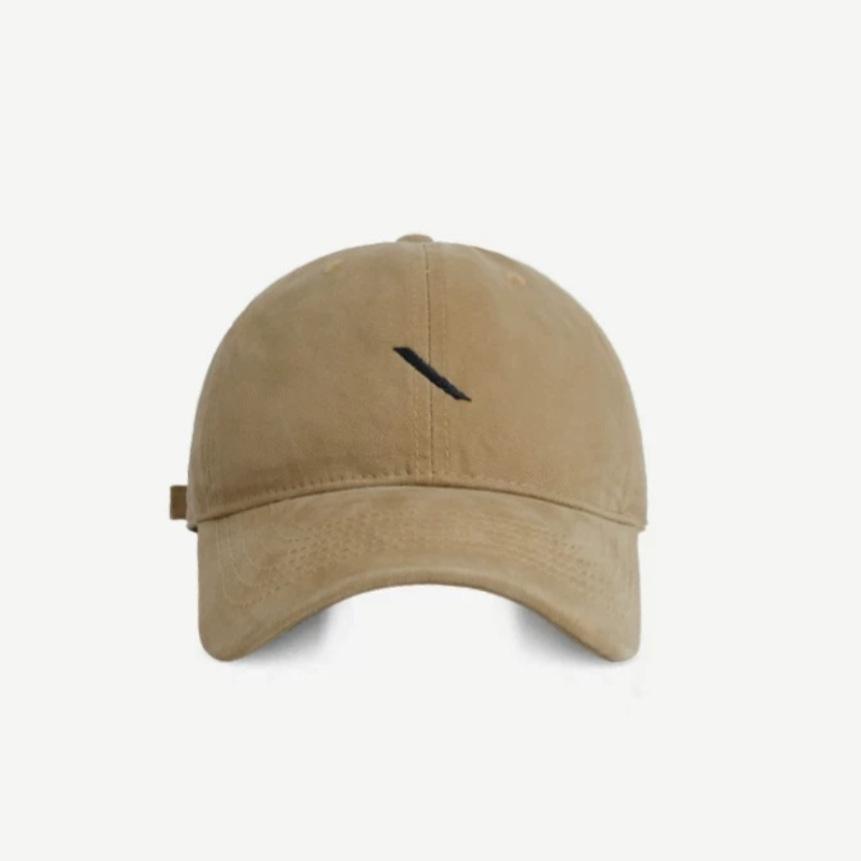 New Versatile Korean style Simple Embroidered Baseball Cap for Women  Wide brimmed Couple Baseball Caps for Men