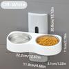 Cat And Dog Food Double Bowl Water Bowl Multifunctional Anti Rollover Food Container Detachable Leg Pet Food Bowl