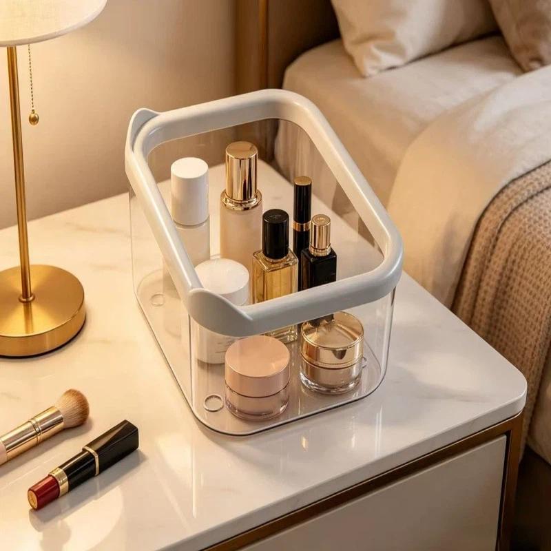 Cute Cat Ear Desktop Storage Bins Durable Construction Multi Color Options For Organizing Desk Sundries Stationery