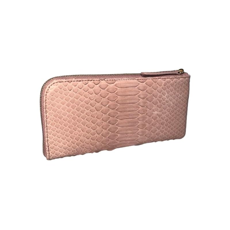 

[GUODI] long wallet L-shaped zipper type python genuine leather ladies men s HJ-PY1756 snakeskin snakeskin snakeskin wallet wallet Life unisex unisex