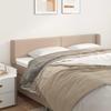 VidaXL Headboard with Ears Cappuccino 183x16x78-88 Cm Faux Leather3118735