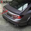 Rear Trunk Spoiler Cover Trim For Honda Accord 2018-  Carbon Fiber Car Tailgate Side Wing Splitter Strip Accessories