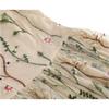 Sleeveless Embroidered Tulle Midi Dress with Adjustable Shoulder Straps and Floral Pattern for Women Elegant Style