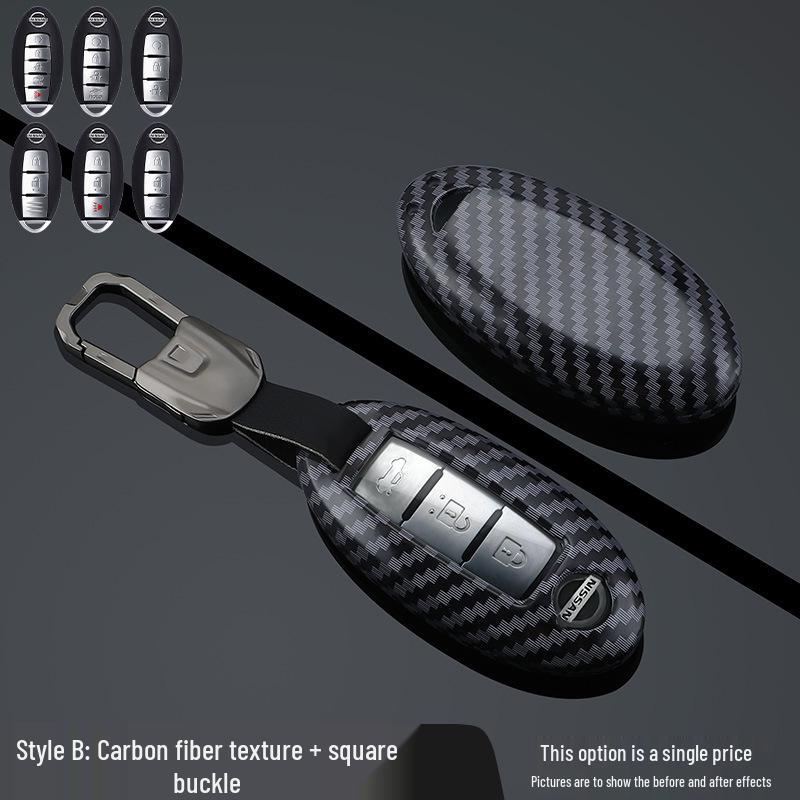 Key Covers & Buckles for Nissan Models: X-Trail, Teana, Tiida, Terra, Murano, Sylphy, Qashqai, & More.
