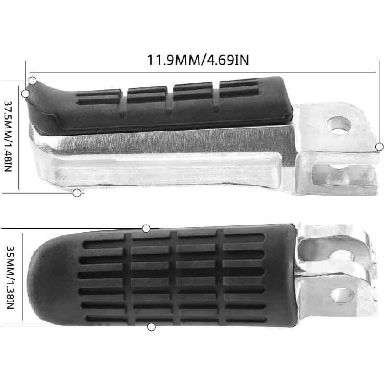 

Motorcycle Foot Pegs Front Footrest for Honda CBR 250R 300R 500R /CB 300F 300R 500F 500X /Z125 Monkey 125 / MSX125/SF Grom 125