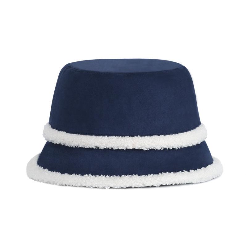 Women's Plush Fisherman Hat - New Autumn/Winter Style, Small Fragrance, Warm and Elegant