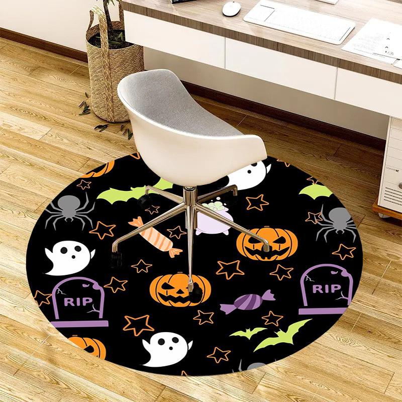 1pc Office Carpet Chair Mats Halloween Party Decorations Perfect for Decorating Office Chairss, Or Bedrooms.YDT382