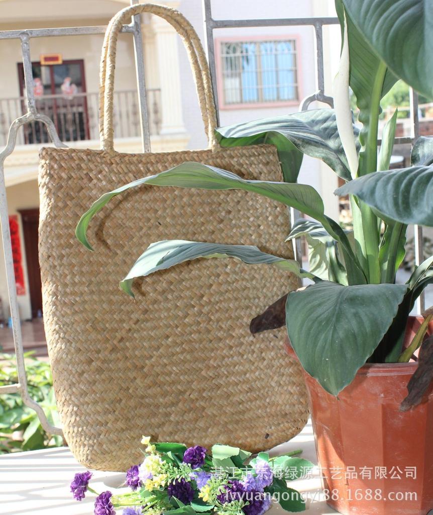 Women Fashion Designer Lace Handbags Tote Bags Handbag Wicker Rattan Bag Shoulder Bag Shopping Straw
