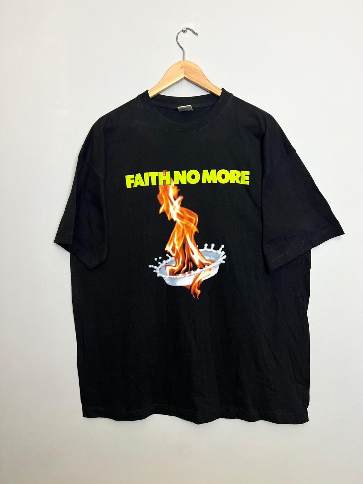 Vintage 00s Faith No More The Real Thing Rock Band Rare Tee Unisex T-Shirt XL