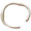 Minimalist 925 Stylish Sterling Silver Adjustable Ring Unique Irregular Shape For Fashion Trendy