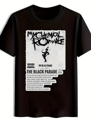 Rock Band Graphic T-shirt - My Chemical Romance "The Black Parade" Design