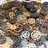 Zinc Zinc Alloy DIY Jewerly Accessories 10 Color Mixed Gear Decoration Punk Steam Gear Pendant  Craft Lovers