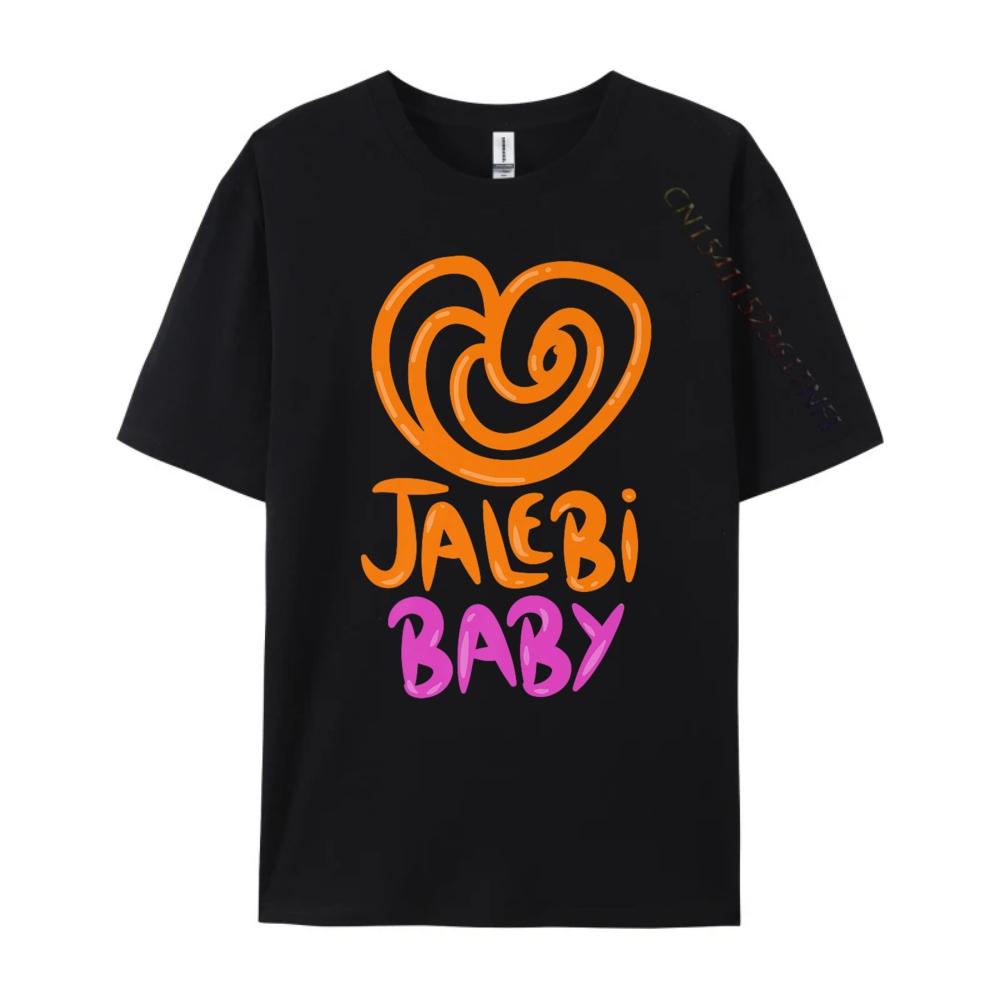 Desi Graphic For Bollywood Lovers Jalebi Baby Graphic Tee Cotton T Shirts Luxury