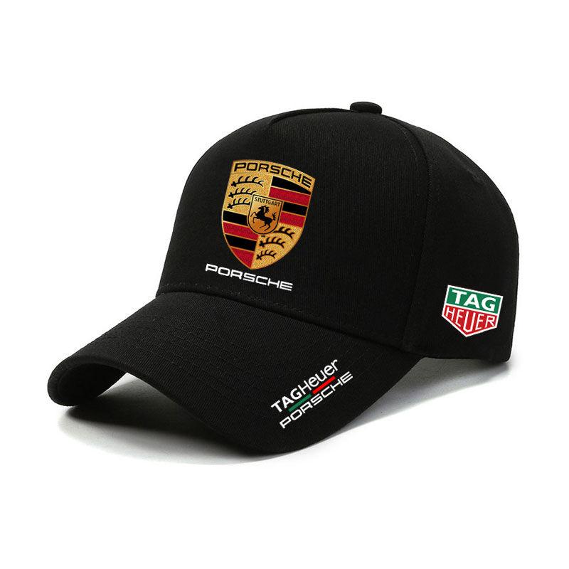 Porsche Voor  Logo 3D Pet Auto MOTO GP Racing F1 Auto Eendensnavel Pet Baseballpet Pet Verstelbaar Casual Truckerpet Pet Accessoires