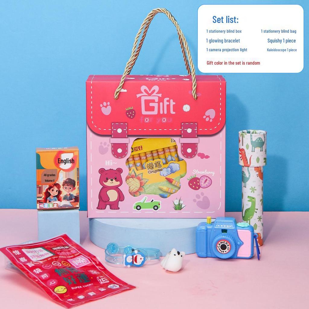 Back-to-School Gift Box: Ideal for Boys & Girls, Birthday Favors, Sharing Gifts, Rewards, Kindergarten & Primary School Students