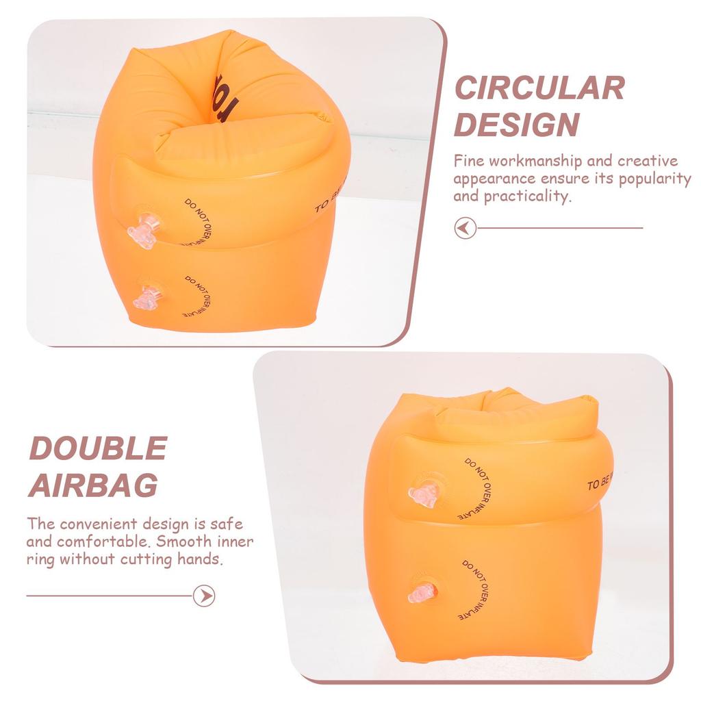 2 Pcs Swimming Armband Water Sleeve Floating Rings Floaties for Adults Aldult Pvc Beginner Supplies Baby