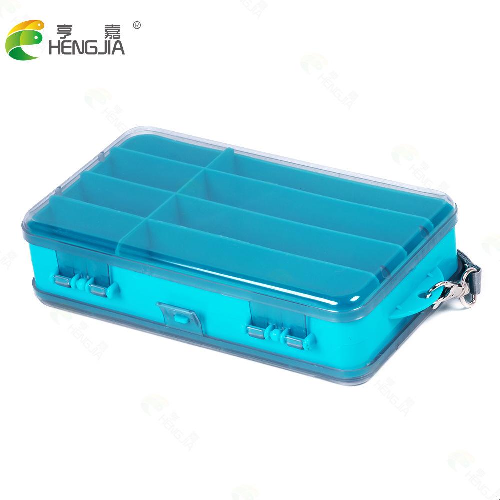 Fishing Tool Box Lure Accessories Storage Box Double-Sided Transparent Large Capacity Multi-Functional Portable Waterproof Fishi