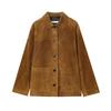 European and American Women's Fashion Casual Suede Jacket Coat