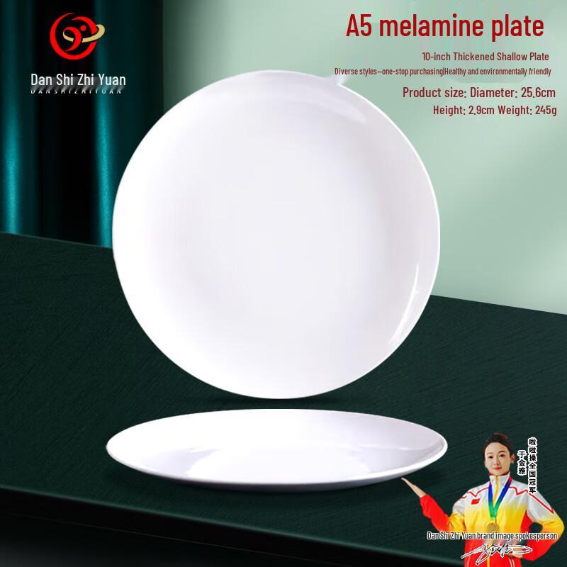 A5 Melamine Shallow Buffet Plate Set