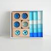 Transparent Rainbow 3D Building Blocks: Educational Acrylic Cubes for Children