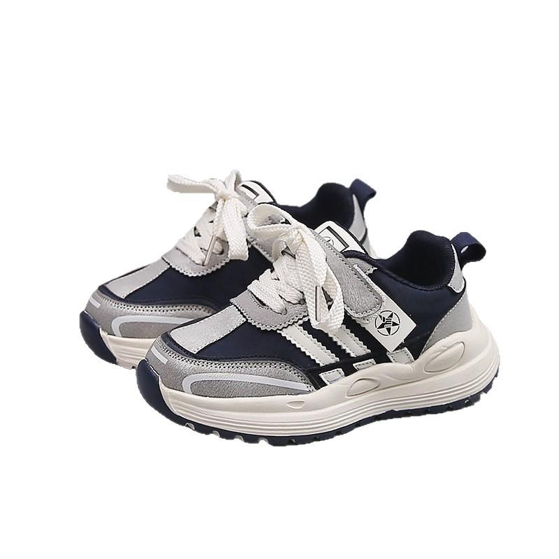 Children's Baby Shoes 2025 New Korean Version of Small and Medium-sized Boys' Sports Shoes Girls' Forrest Gump Shoes Fashionable and Versatile New Mo
